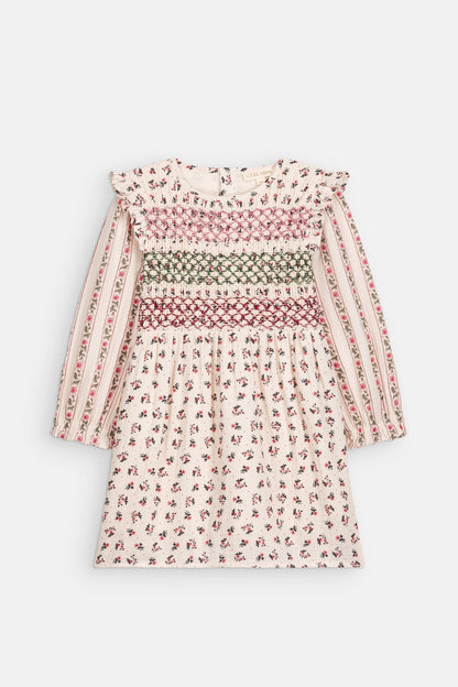 Louise Misha Saralina Smocked Dress – Floral Print Louise Misha