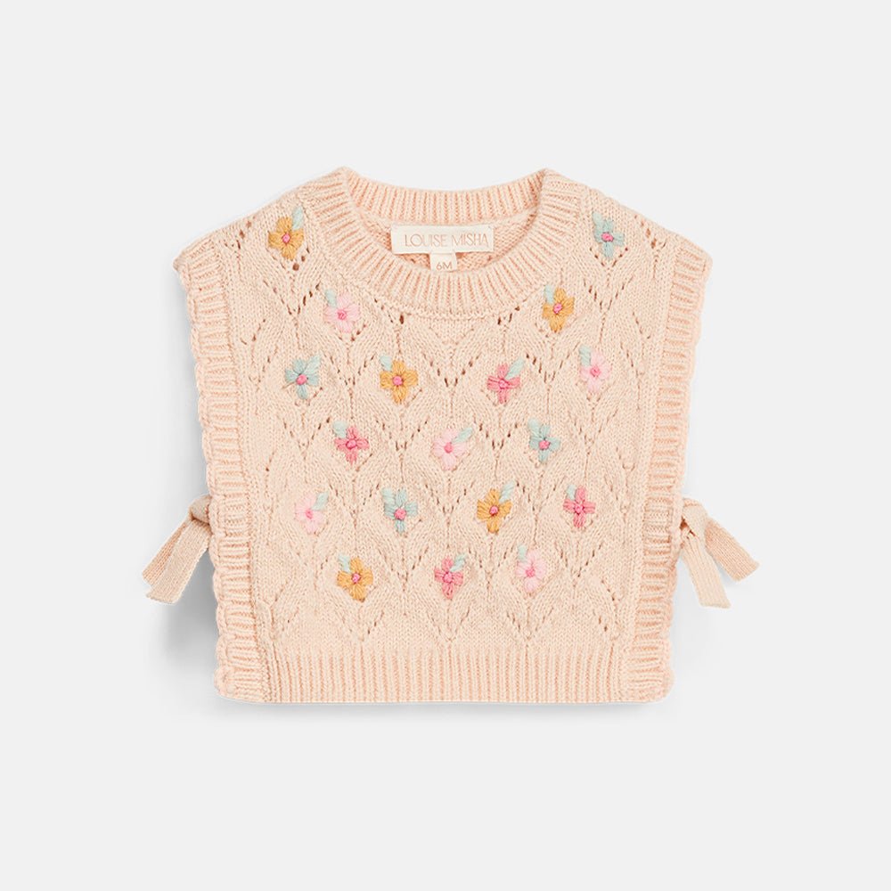 Louise Misha Vest Yuliya Cream Louise Misha