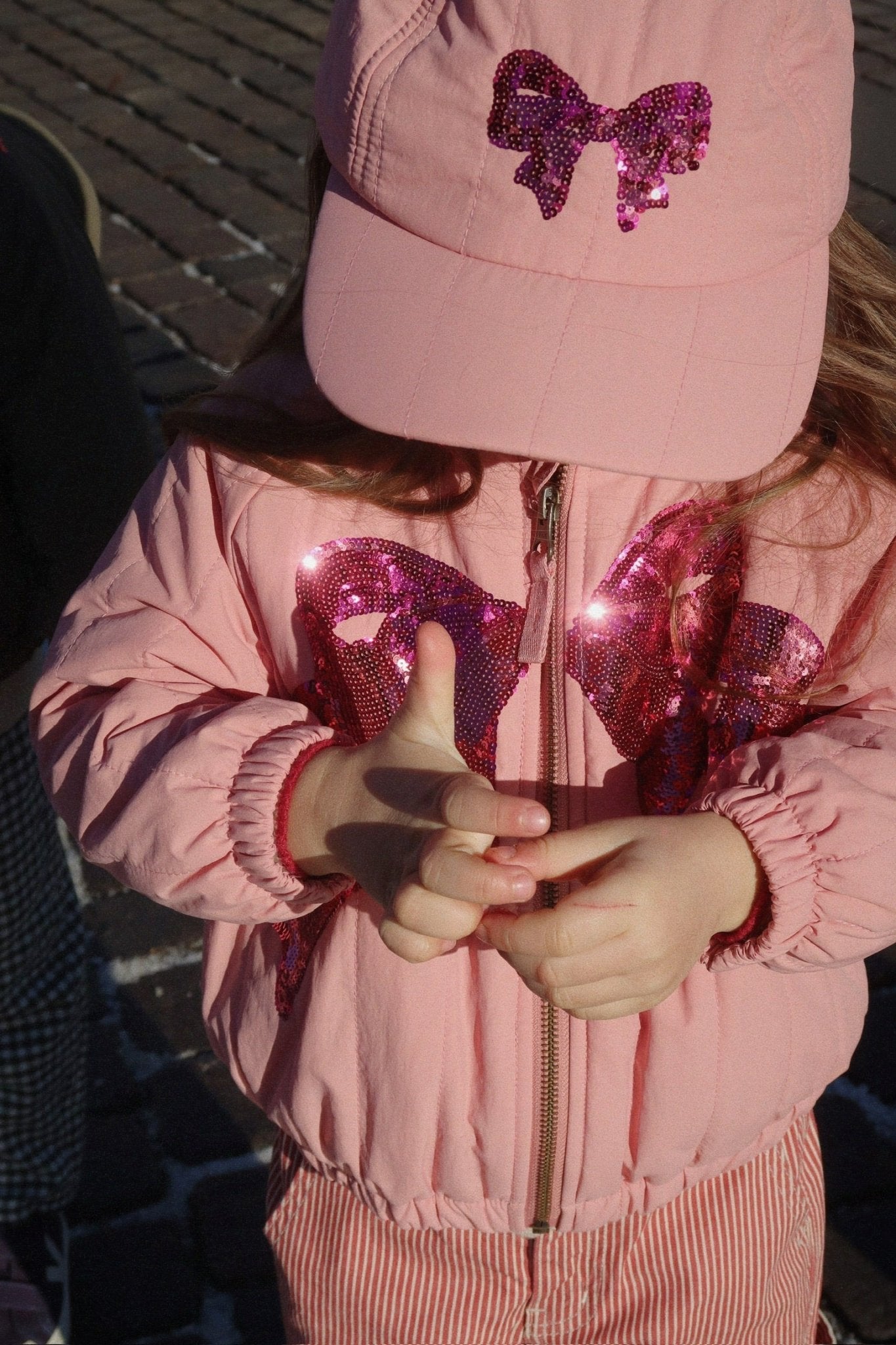 LUC PANTS - milk rouge stripe Konges Sløjd New Collection