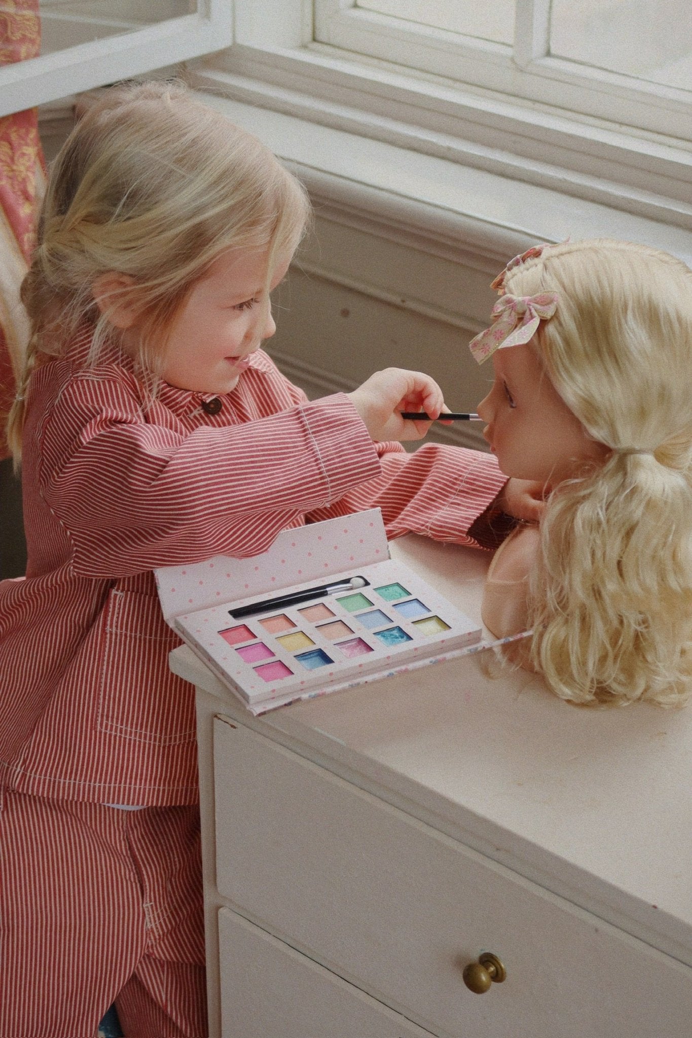 LUC PANTS - milk rouge stripe Konges Sløjd New Collection