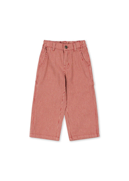LUC PANTS - milk rouge stripe Konges Sløjd New Collection