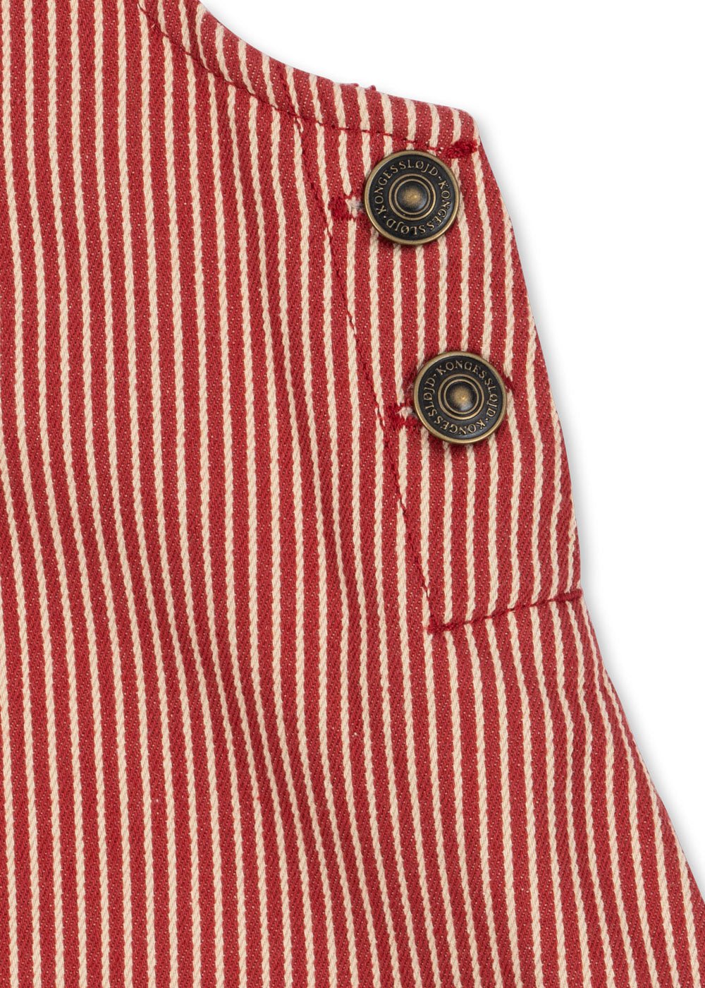 LUC SPENCER DRESS - milk rouge stripe Konges Sløjd New Collection