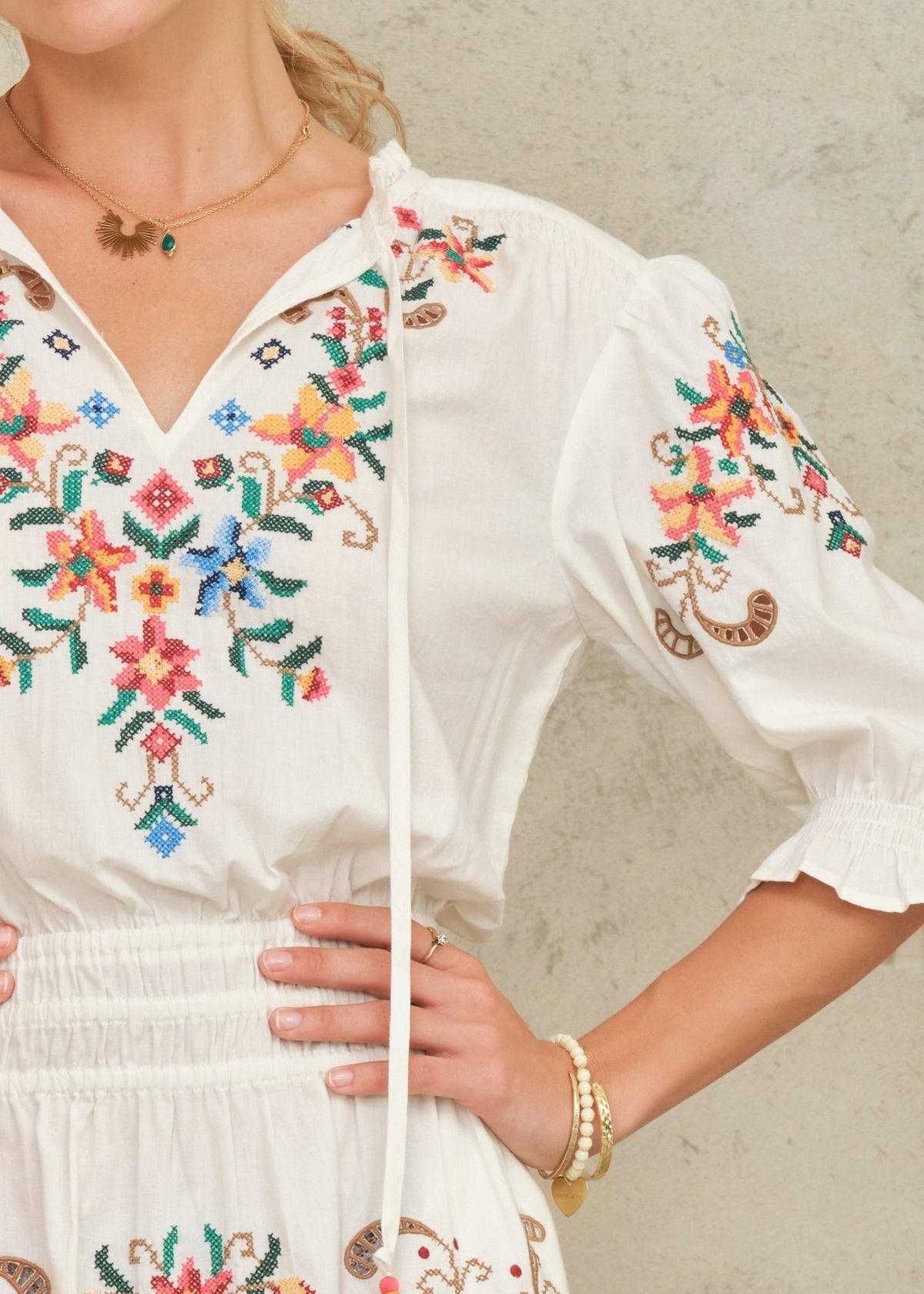 M.A.B.E Gracie Midi Dress - Multi M.A.B.E Apparel