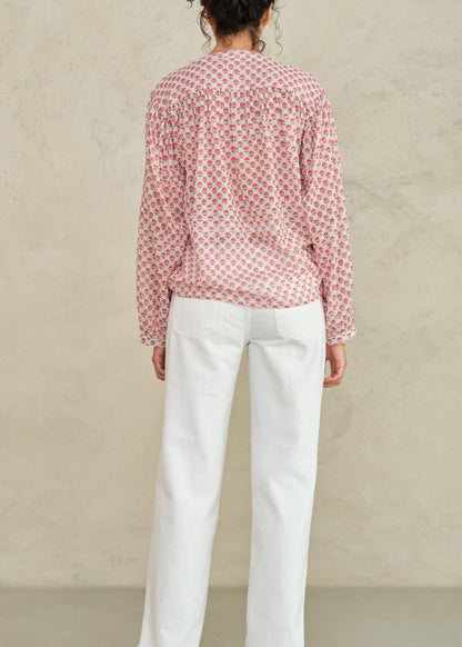 M.A.B.E Letty Long Sleeve Top - Pink M.A.B.E Apparel