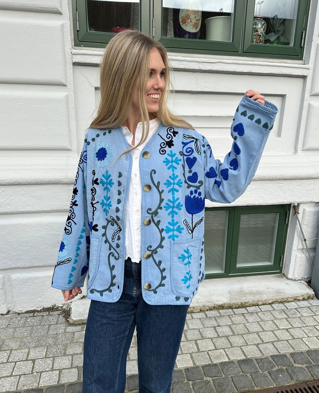 Sissel-edelbo Maggie Jacket - Blue Ocean