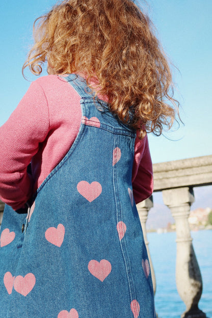 MAGOT OVERALL DRESS GOTS - BON COEUR PINK Konges Sløjd - enjoykidsus