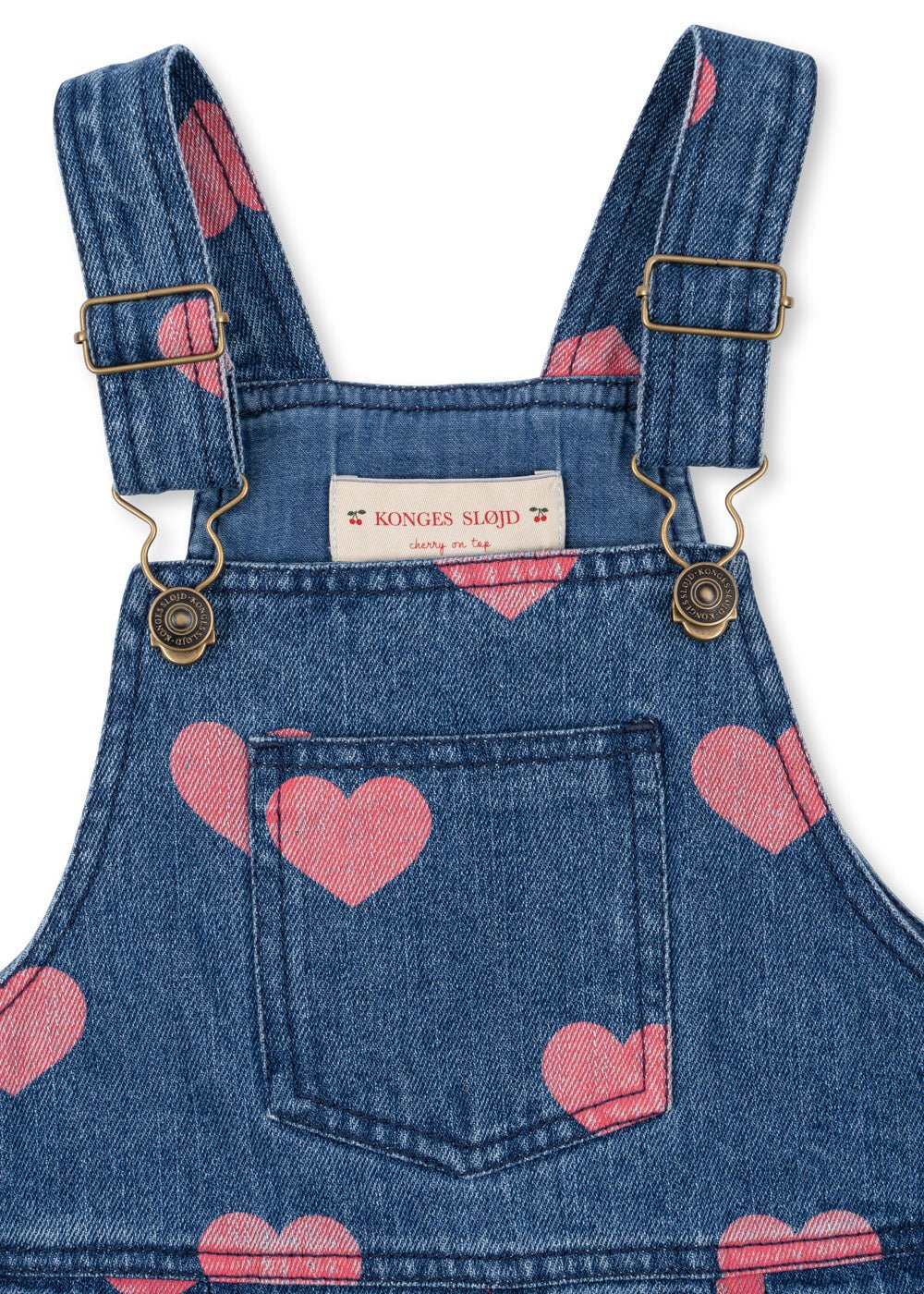 MAGOT OVERALL DRESS GOTS - BON COEUR PINK Konges Sløjd - enjoykidsus