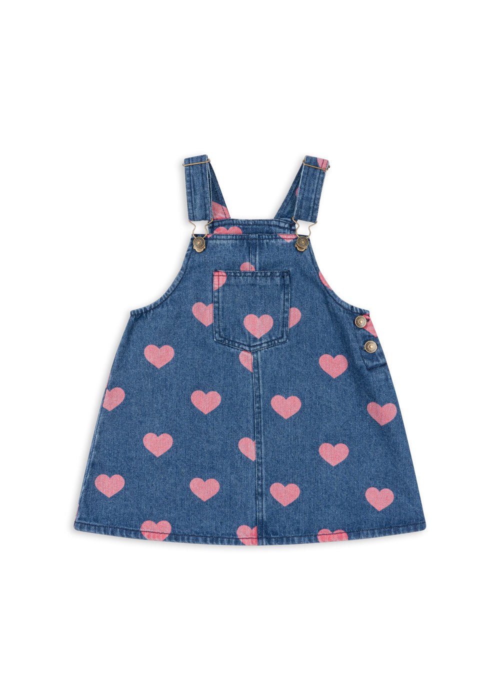 MAGOT OVERALL DRESS GOTS - BON COEUR PINK Konges Sløjd - enjoykidsus