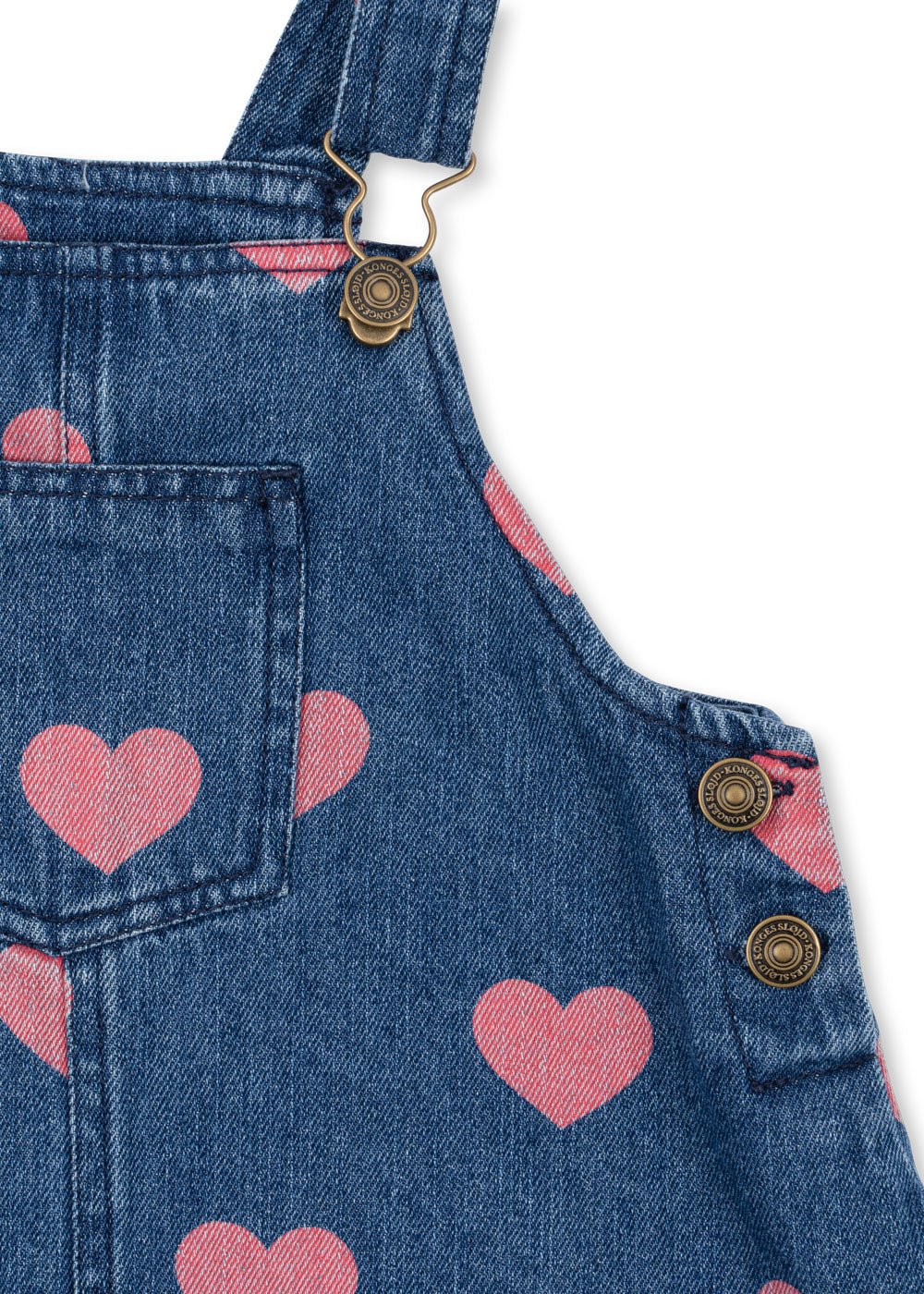 MAGOT OVERALL DRESS GOTS - BON COEUR PINK Konges Sløjd - enjoykidsus