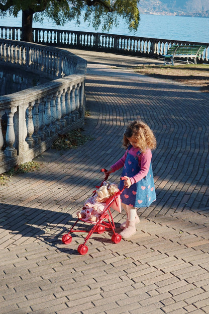 MAGOT OVERALL DRESS GOTS - BON COEUR PINK Konges Sløjd - enjoykidsus