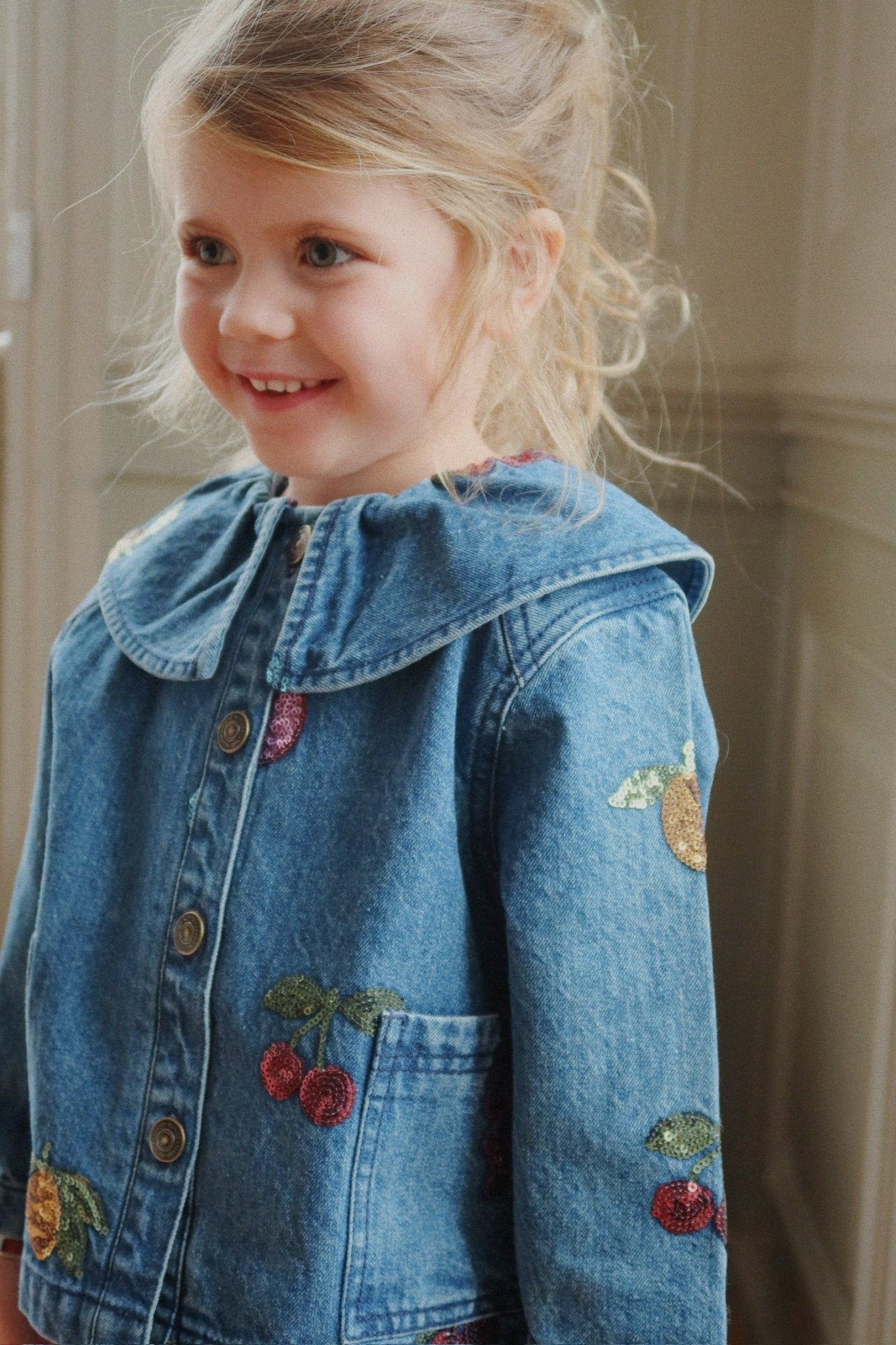 MAGOT SEQUIN DENIM SHIRT - vitamins Konges Sløjd New Collection