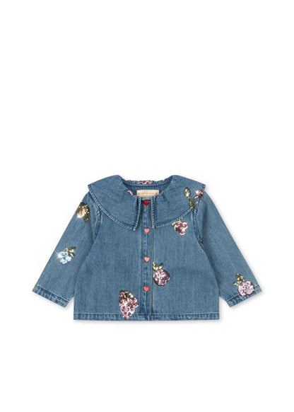 MAGOT SEQUIN DENIM SHIRT - vitamins Konges Sløjd New Collection