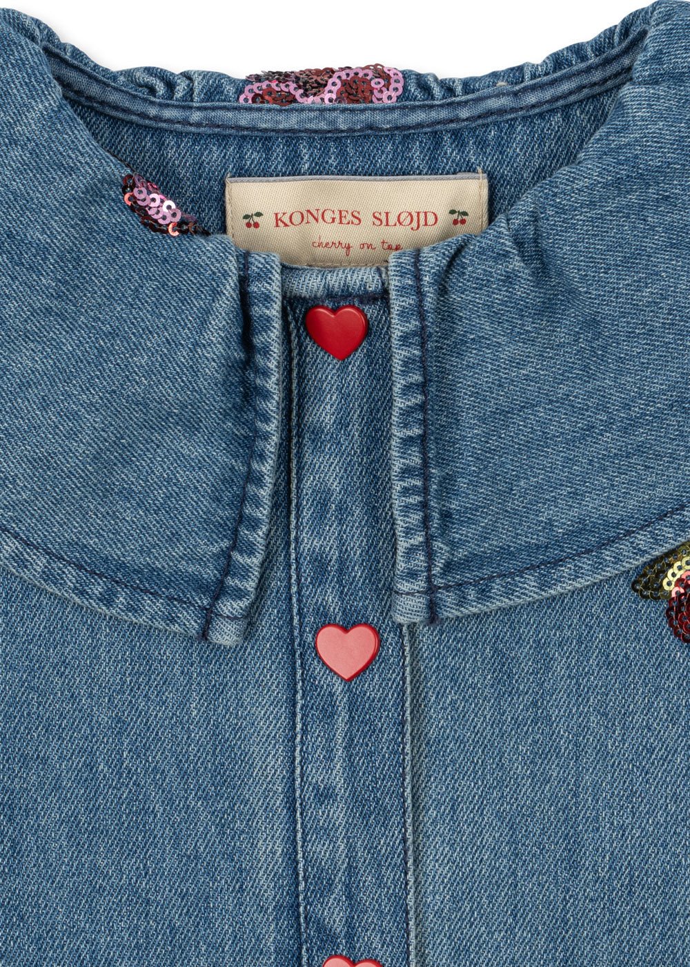 MAGOT SEQUIN DENIM SHIRT - vitamins Konges Sløjd New Collection