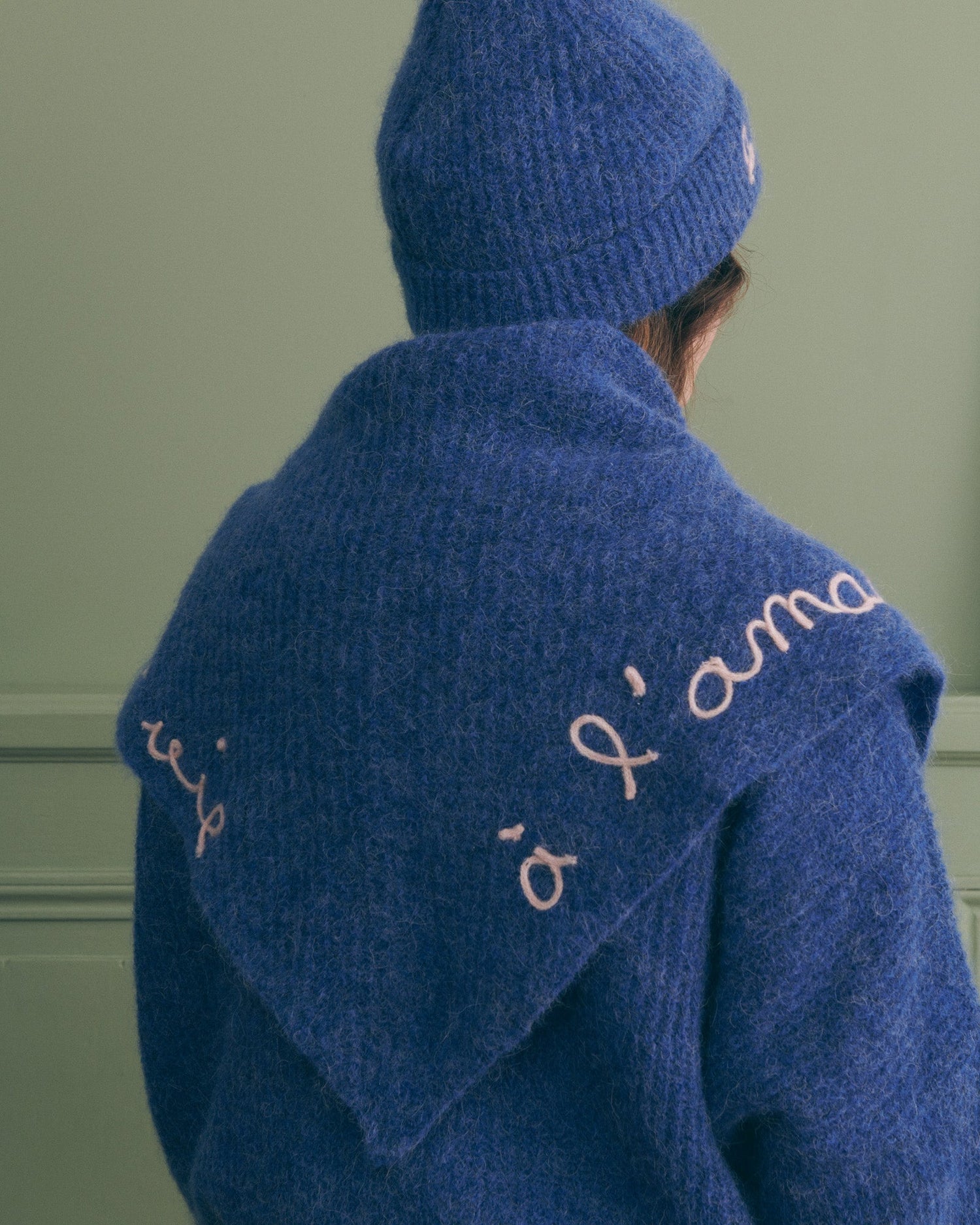 Maison Labiche &quot;A La Vie A L Amour&quot; esperou bandana Maison Labiche