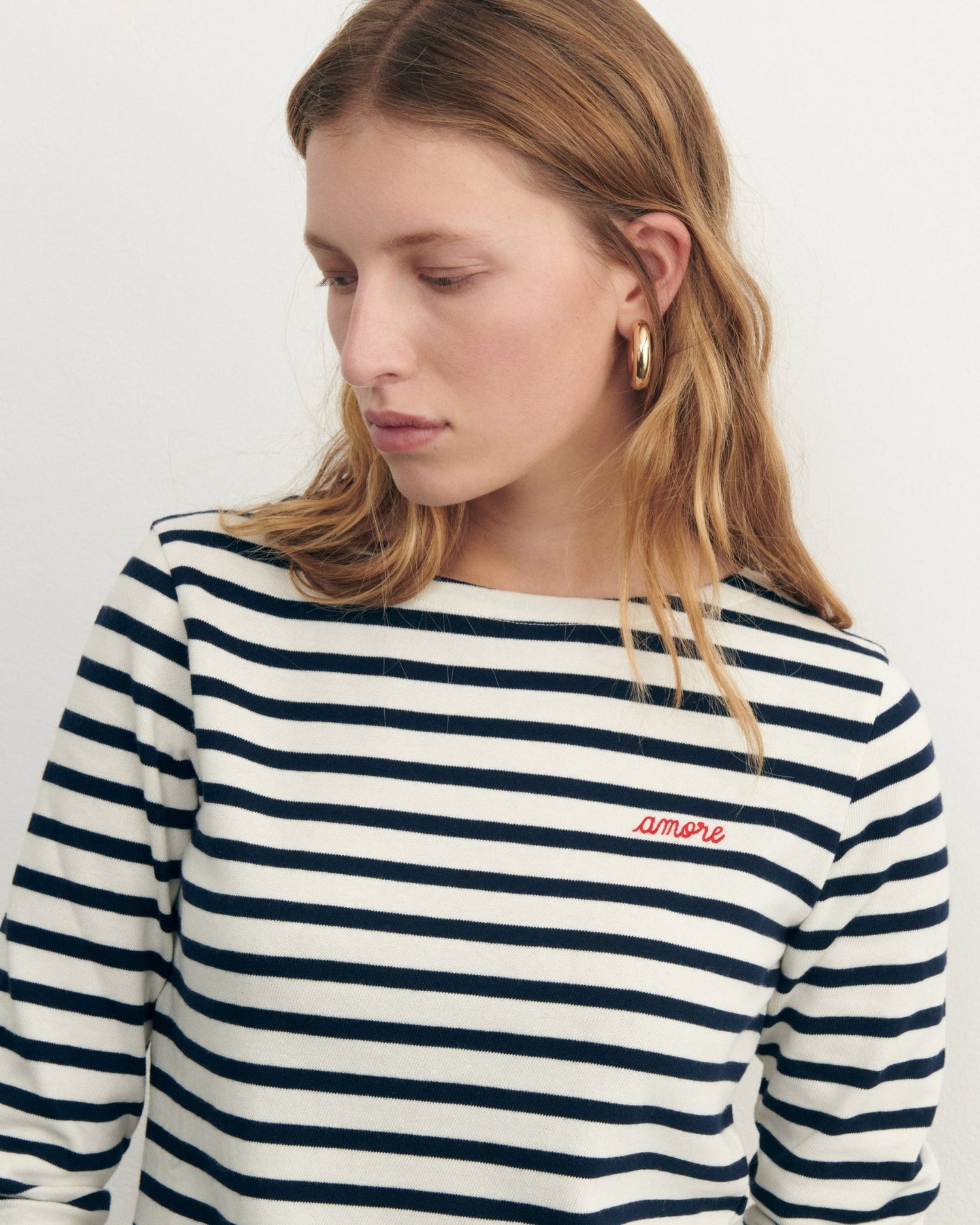 Maison Labiche &quot;Amore&quot; colombier sailor shirt Maison Labiche
