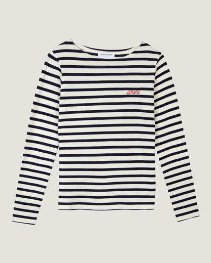 Maison Labiche &quot;Amore&quot; colombier sailor shirt Maison Labiche