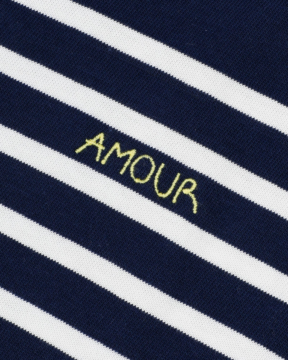 Maison Labiche &quot;Amour&quot; montpar sailor shirt MIDNIGHT BLUE IVORY Maison Labiche