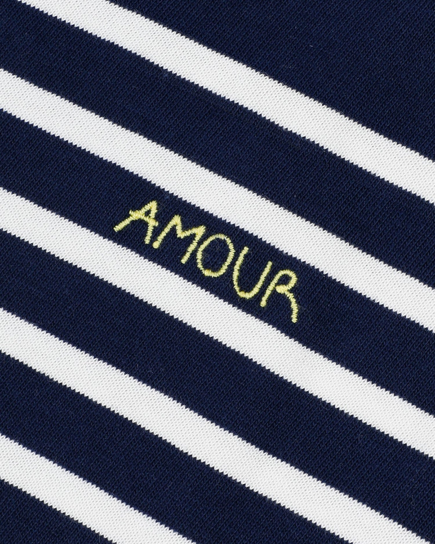 Maison Labiche &quot;Amour&quot; montpar sailor shirt MIDNIGHT BLUE IVORY Maison Labiche