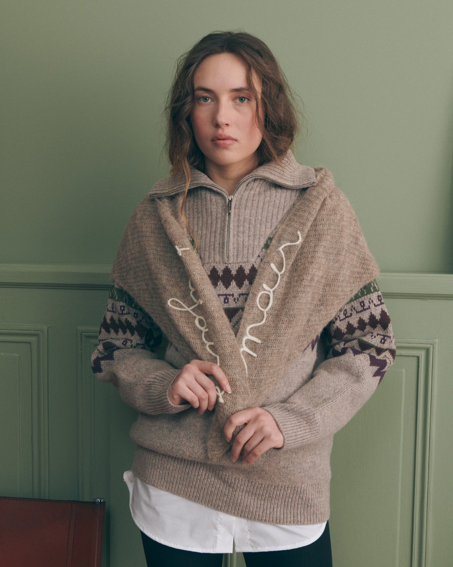 Maison Labiche &quot;Amour Toujours&quot; esperou bandana Maison Labiche