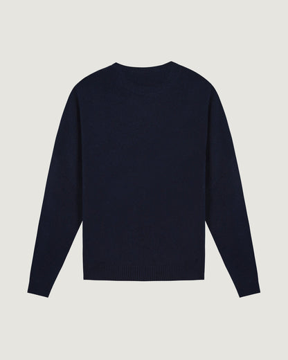 Maison Labiche &quot;Good Luck&quot; buzelin cashmere sweater - MIDNIGHT BLUE Maison Labiche