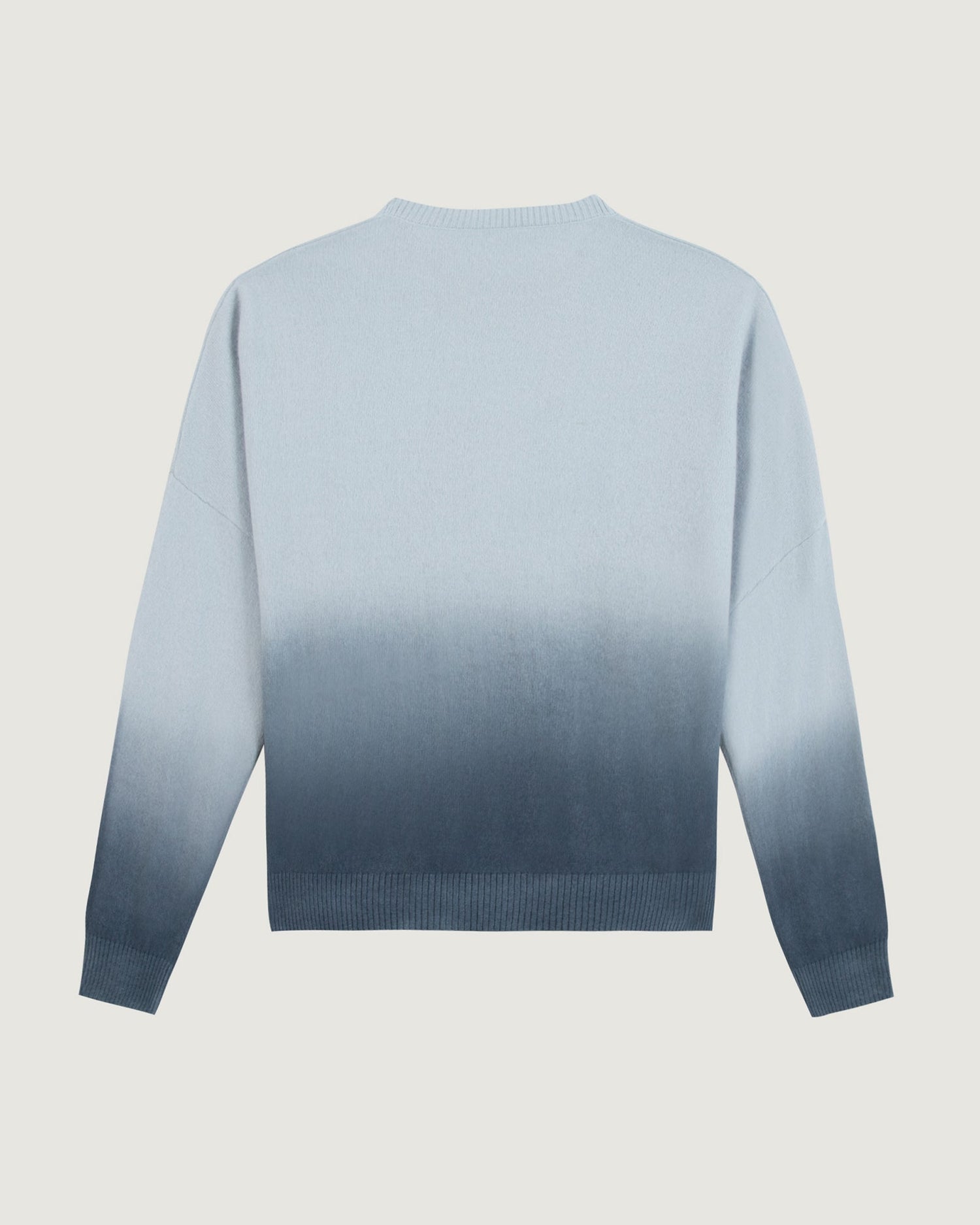 Maison Labiche &quot;I Love La Vie&quot; buzelin cashmere sweater - SKY BLUE DIP DYE Maison Labiche