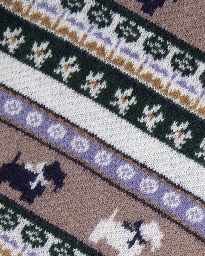 Maison Labiche &quot;Jacquard Chiens&quot; lafay merino wool sweater MULTICO JACQUARD Maison Labiche