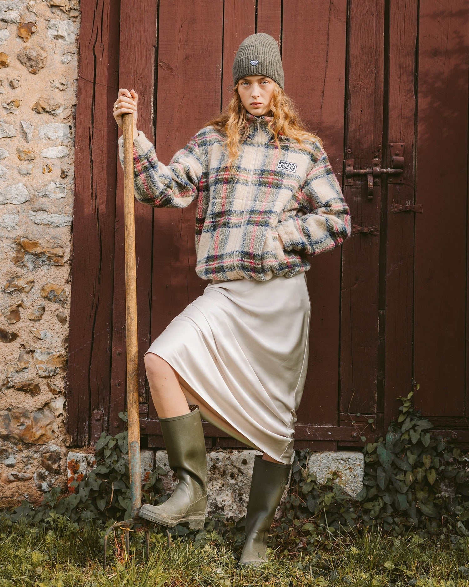 Maison Labiche &quot;Maison Labiche&quot; cherubini wool jacket - BEIGE CHECK Maison Labiche