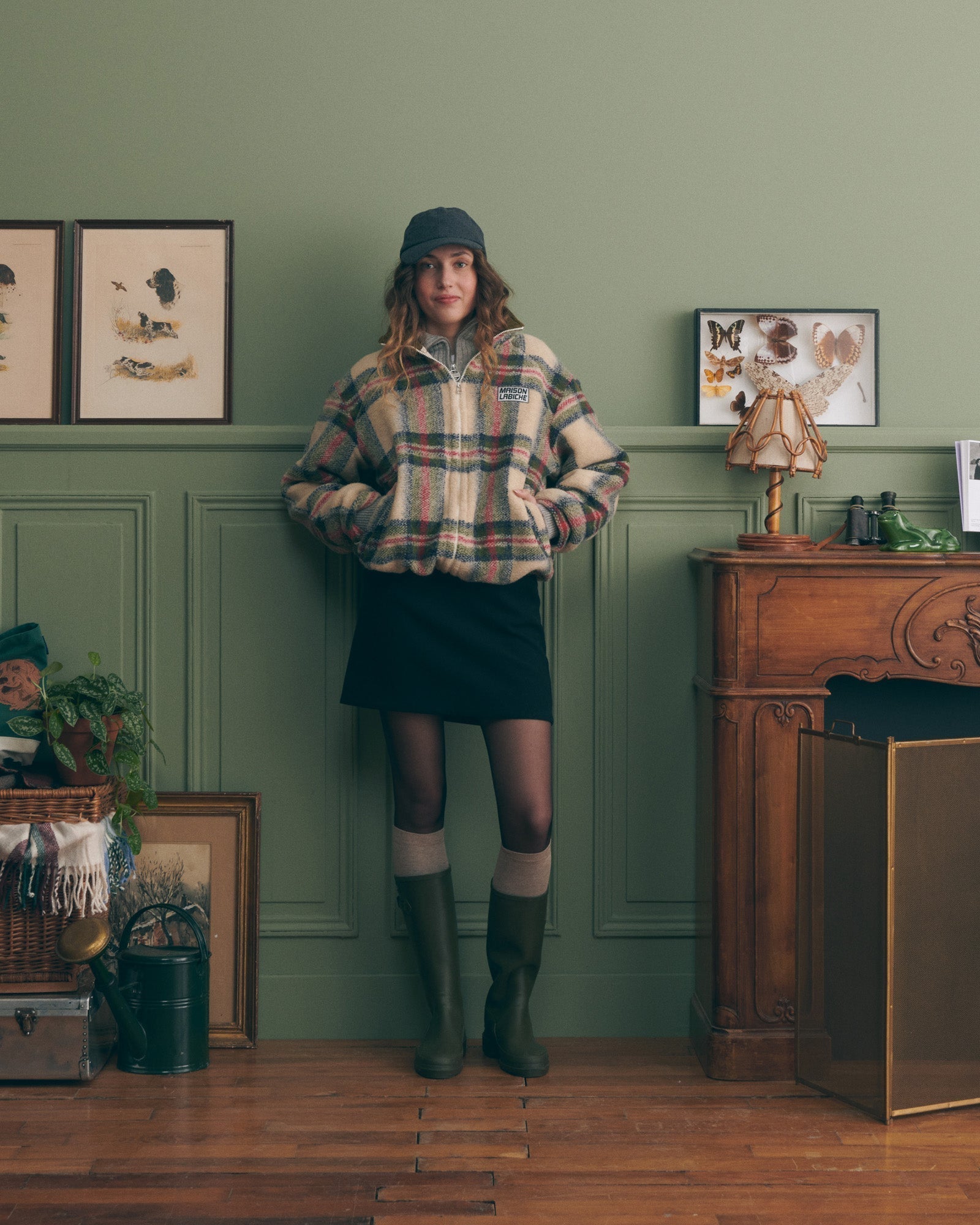 Maison Labiche &quot;Maison Labiche&quot; cherubini wool jacket - BEIGE CHECK Maison Labiche