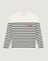 Maison Labiche "Out Of Office" montpar sailor shirt IVORY BLACK Maison Labiche