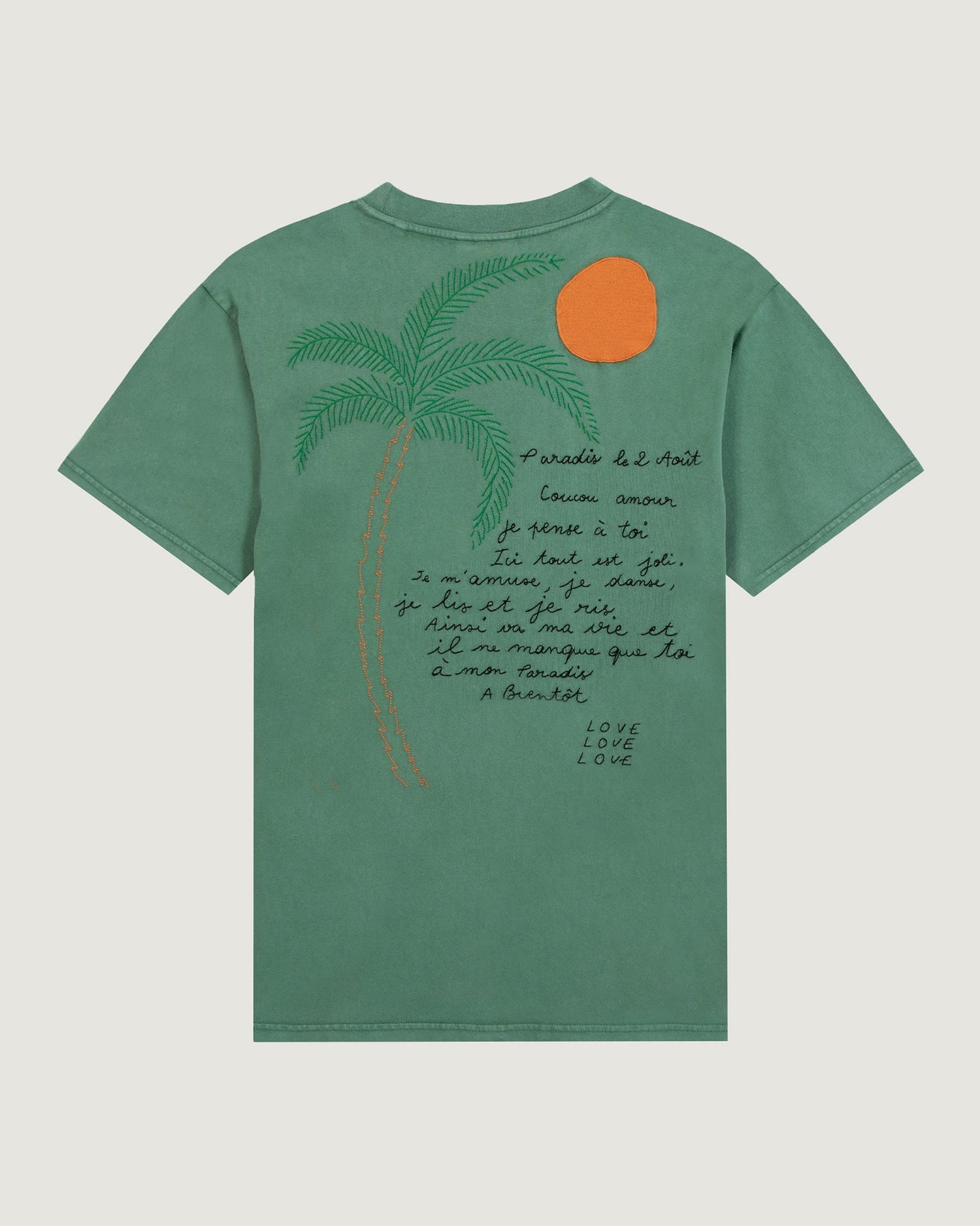 Maison Labiche "Palm Tree" patureau t-shirt Maison Labiche
