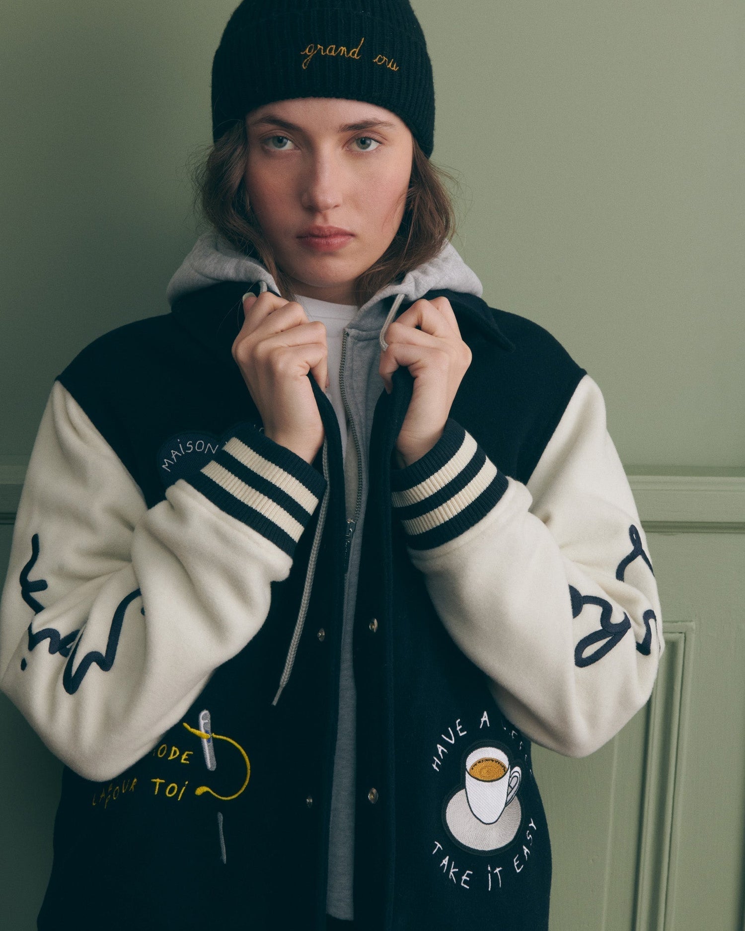 Maison Labiche &quot;Paris&quot; nicot wool unisex teddy Maison Labiche