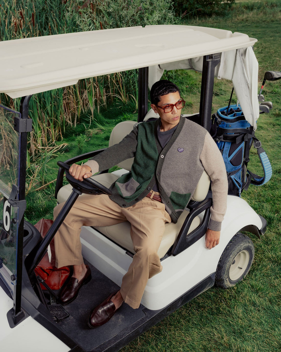 Maison Labiche &quot;Patch Coeur&quot; balfournier wool cardigan Maison Labiche