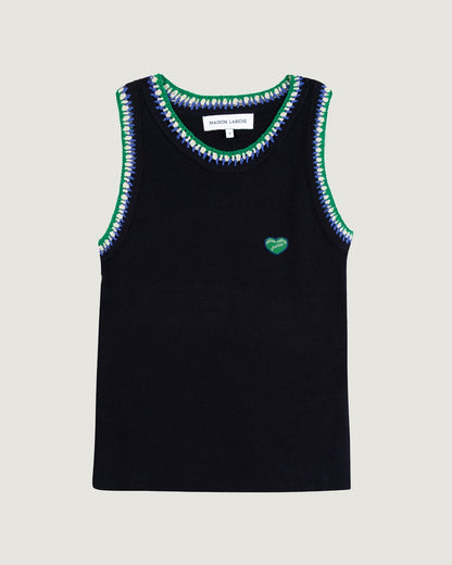 Maison Labiche "Patch Coeur" bazeilles tank top Maison Labiche