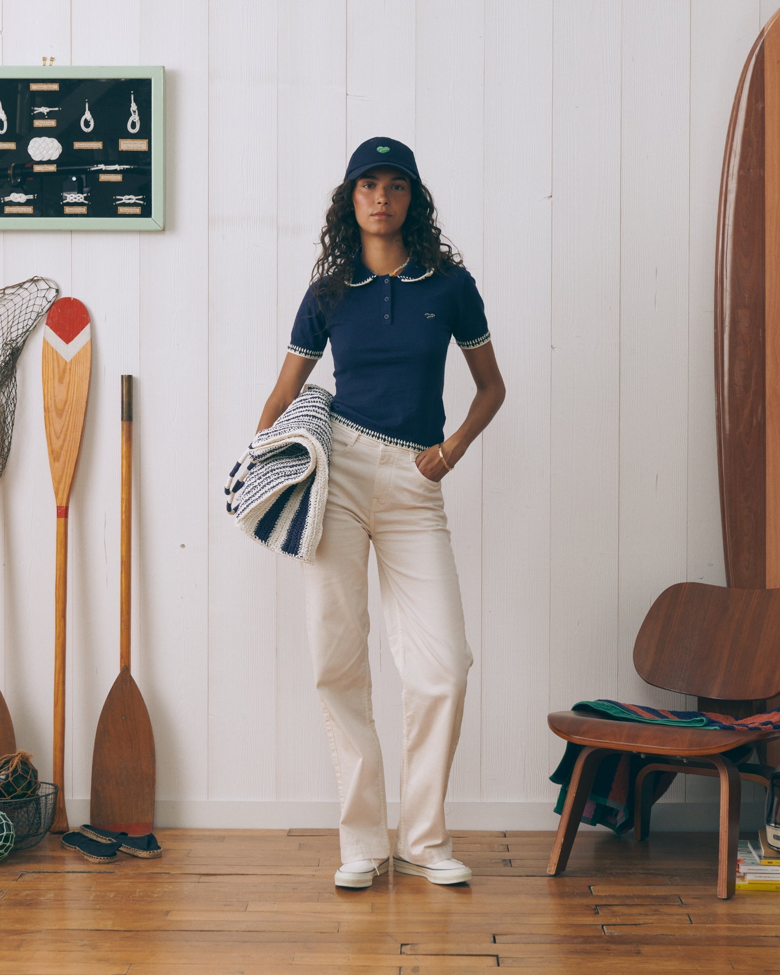 Maison Labiche "Patch Coeur" caillavet polo Maison Labiche