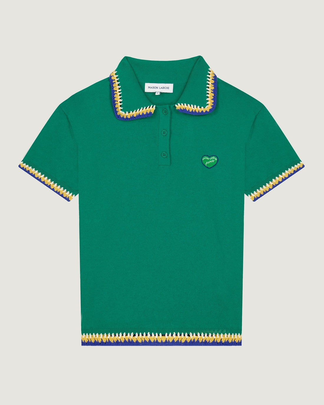 Maison Labiche "Patch Coeur" caillavet polo Maison Labiche