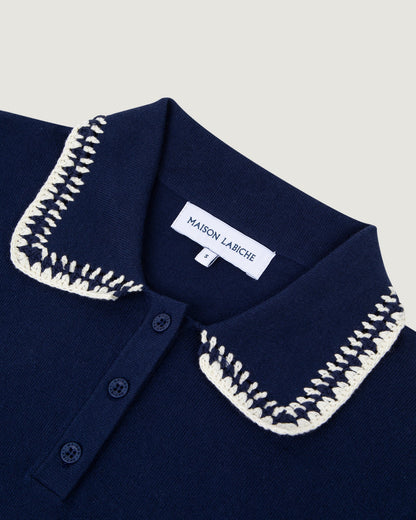 Maison Labiche "Patch Coeur" caillavet polo Maison Labiche