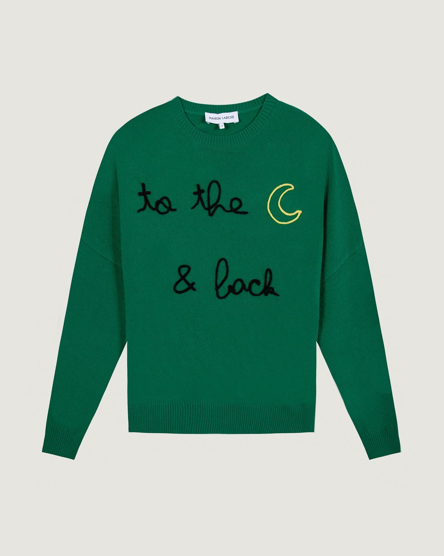 Maison Labiche &quot;To The Moon And Back&quot; buzelin cashmere sweater Maison Labiche