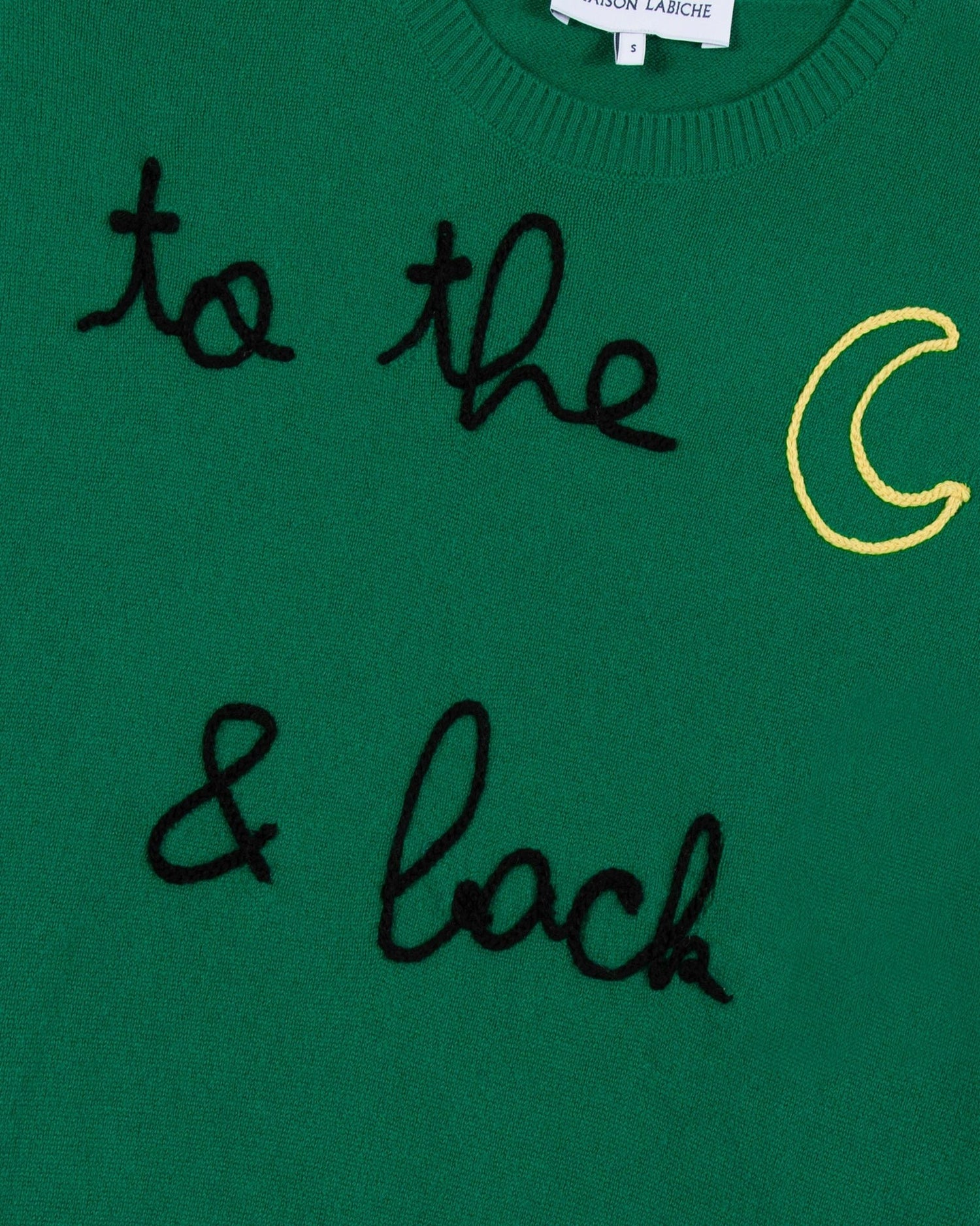 Maison Labiche &quot;To The Moon And Back&quot; buzelin cashmere sweater Maison Labiche