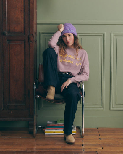 Maison Labiche &quot;To The Moon And Back&quot; buzelin cashmere sweater Maison Labiche