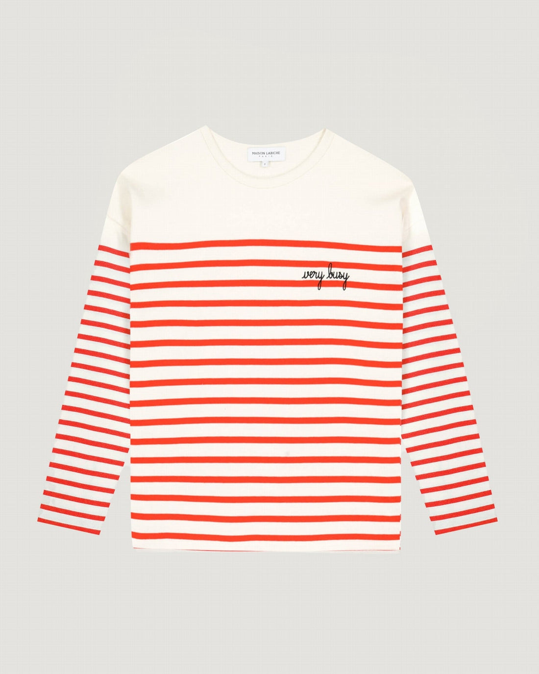 Maison Labiche &quot;Very Busy&quot; montpar sailor shirt IVORY POPPY Maison Labiche