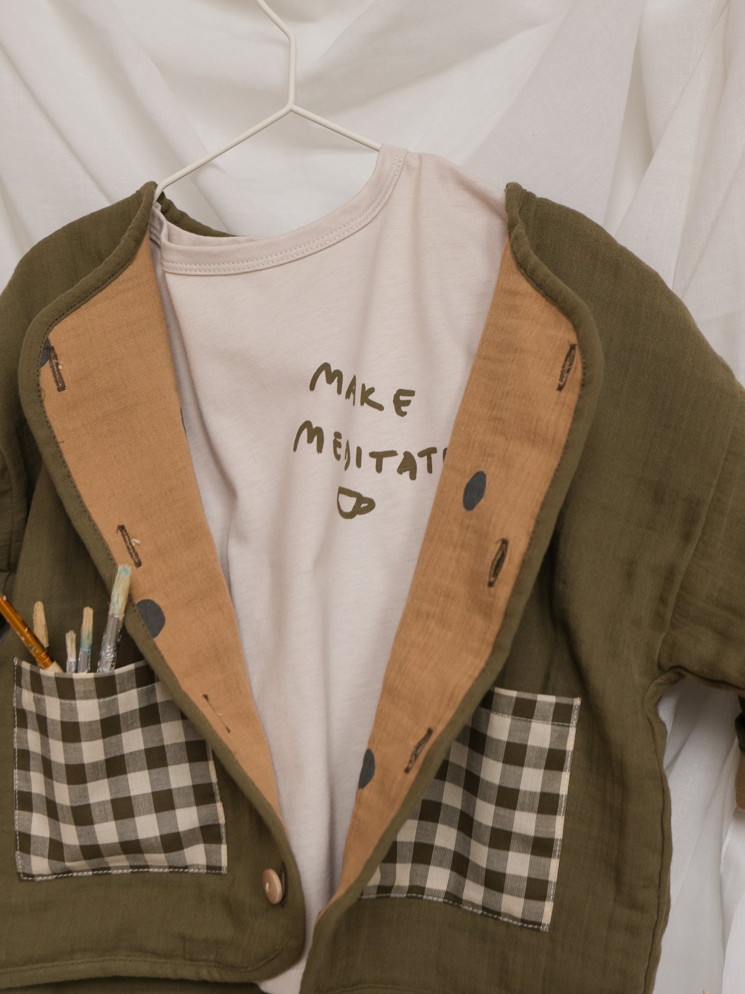 Organic Zoo Make. Meditate. Boxy T-shirt Organic Zoo