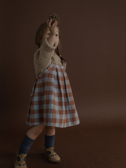 Organic Zoo Maple Gingham Tribe Skirt image 2
