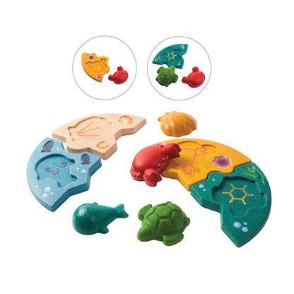 Marine Puzzle PlanToys - enjoykidsus