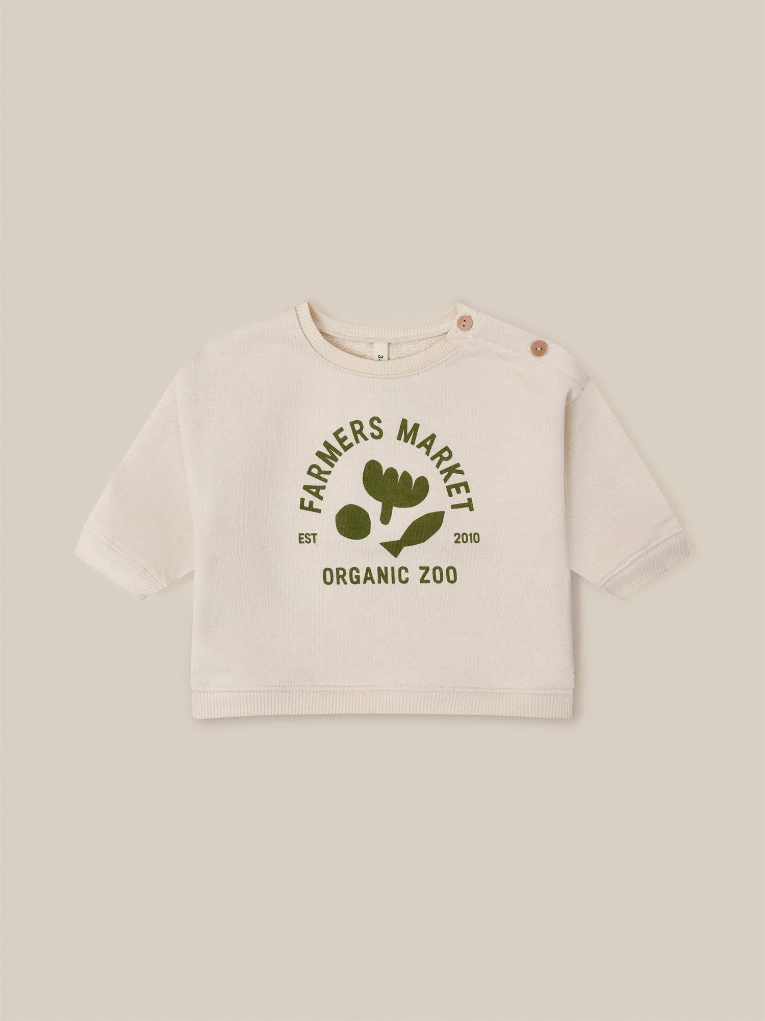 Organic Zoo Organic Zoo Market Logo Sweatshirt Organic Zoo