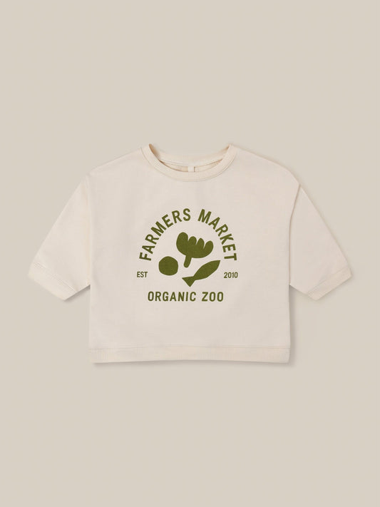 Market Logo Sweatshirt Organic Zoo - enjoykidsus