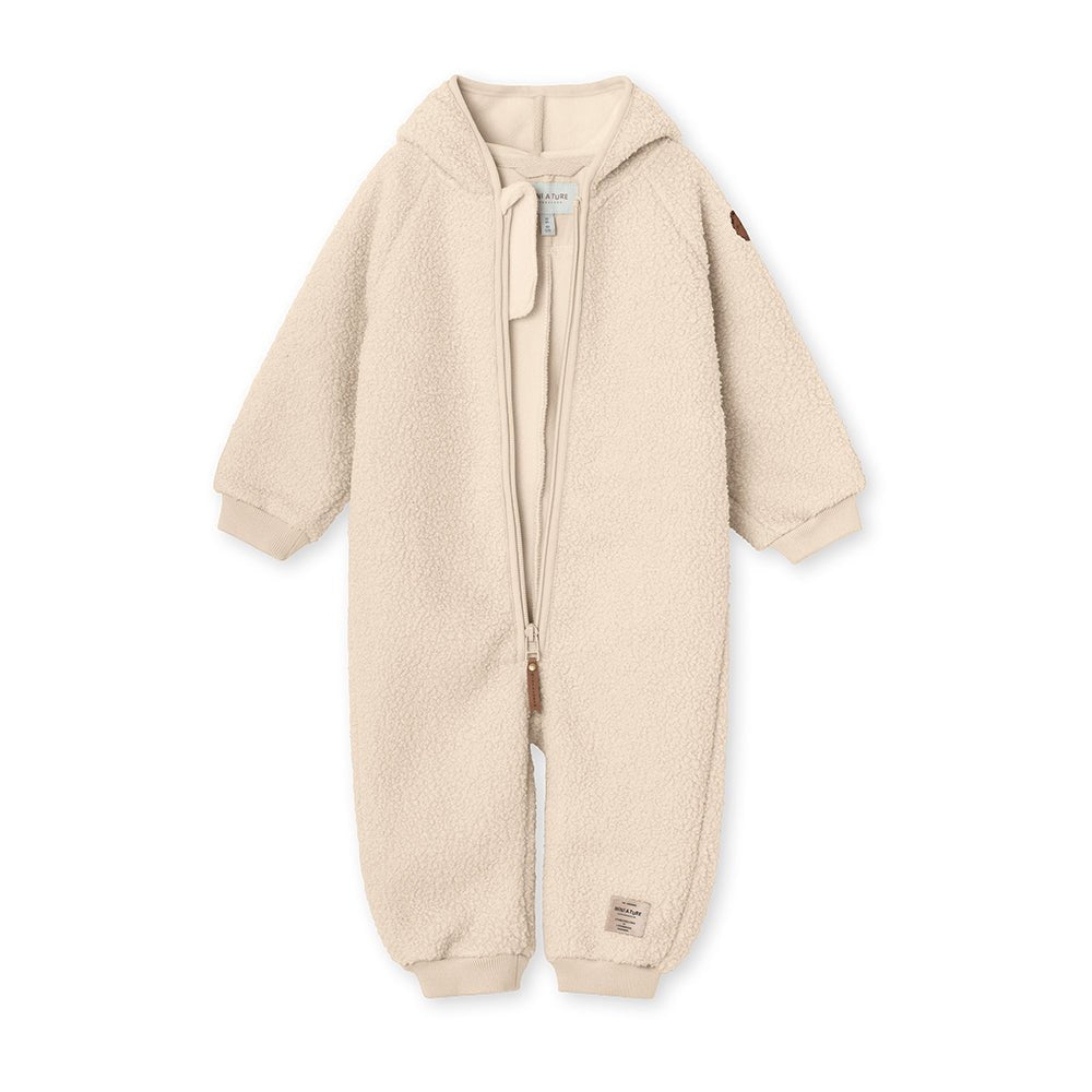 MATADEL teddyfleece jumpsuit. GRS - Angora Cream Mini a Ture