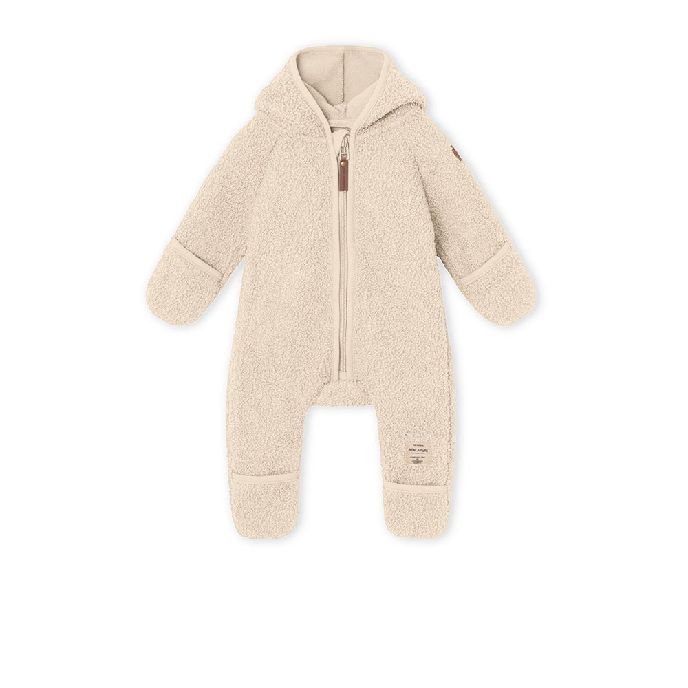 MATADEL teddyfleece jumpsuit. GRS - Angora Cream Mini a Ture