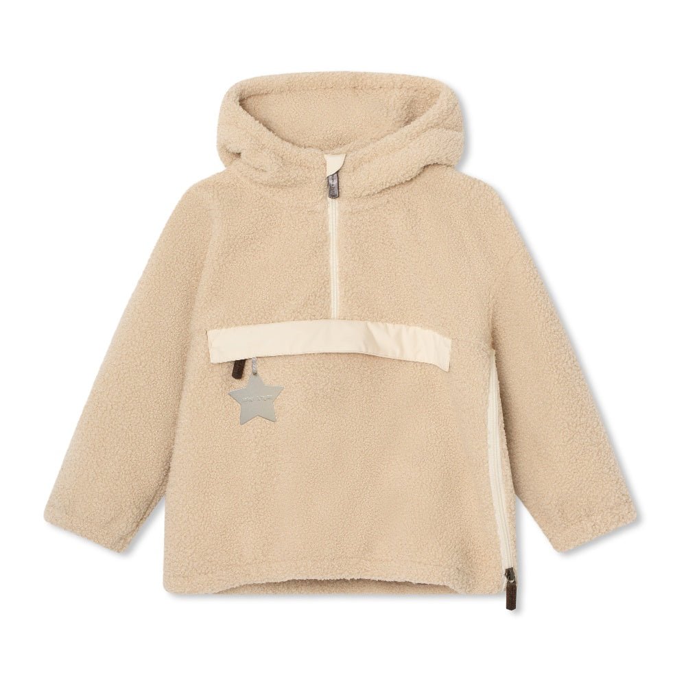 MATARMAN sherpa anorak. GRS Angora Cream Mini a Ture - enjoykidsus