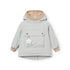 MATBABYWEN fleece lined winter anorak. GRS - Puritan Grey Mini a Ture