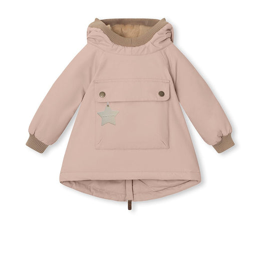 MATBABYWEN fleece lined winter anorak. GRS - Rose Mini a Ture - enjoykidsus